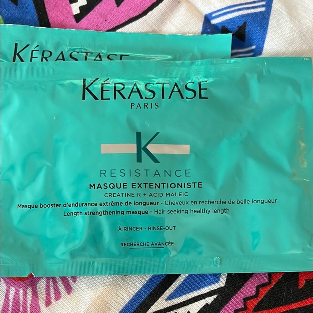 2 Kérastase K Resistance Masque packs